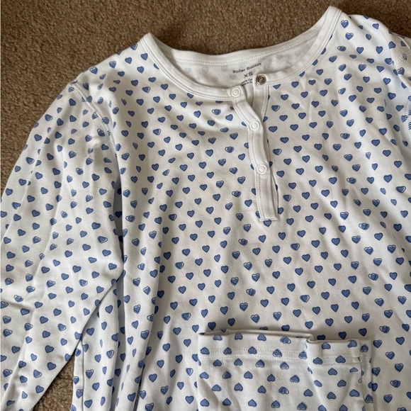 Roller Rabbit Blue Hearts Pajamas - Picture 5 of 5